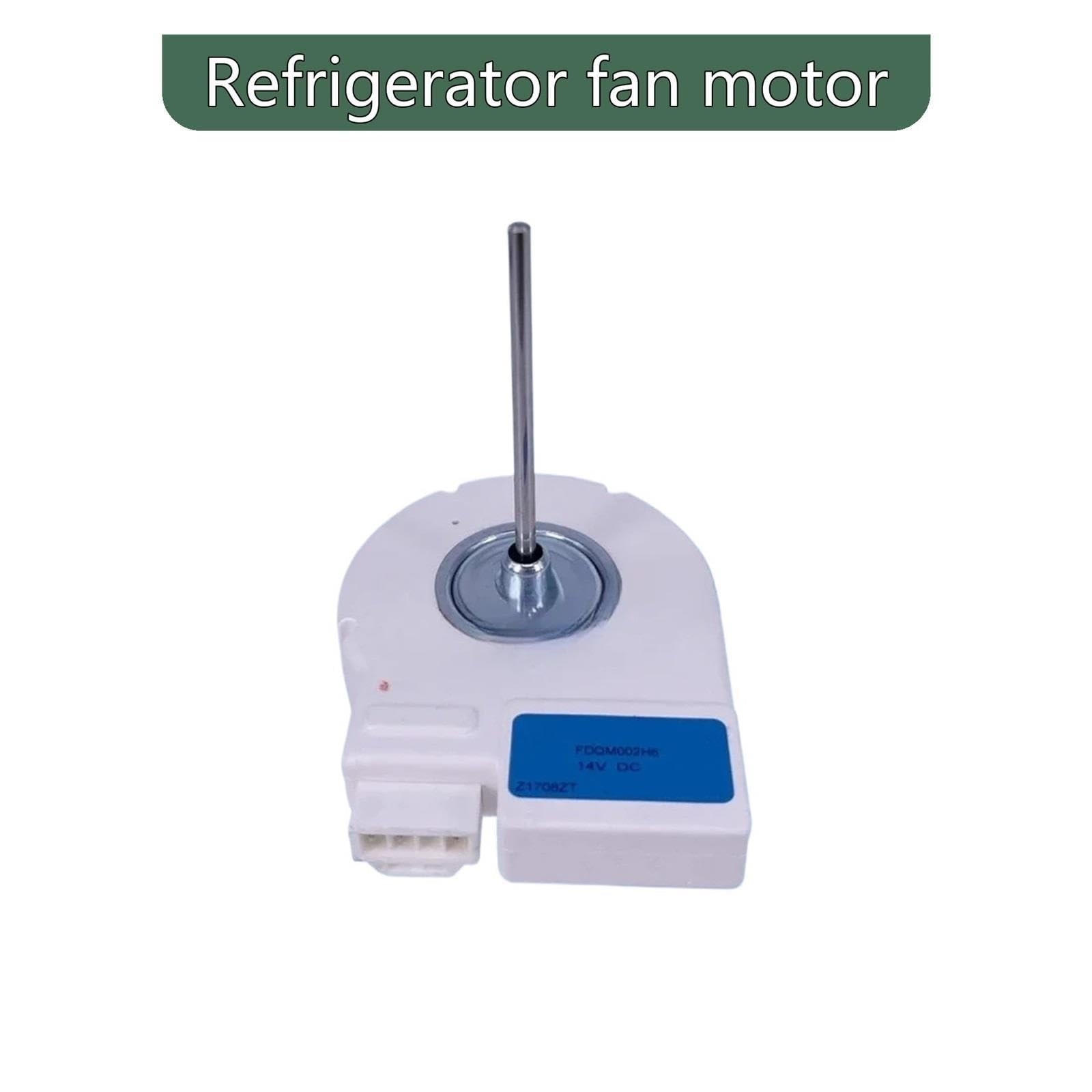 Motor De Ventilador De Refrigerador, Compatible Con Hitachi, Refrigerador R-M80GPGD9 Refrigeración Por Congelación Ventilador De Motor Refrigerado Por Aire FDQM002H6 DC14V