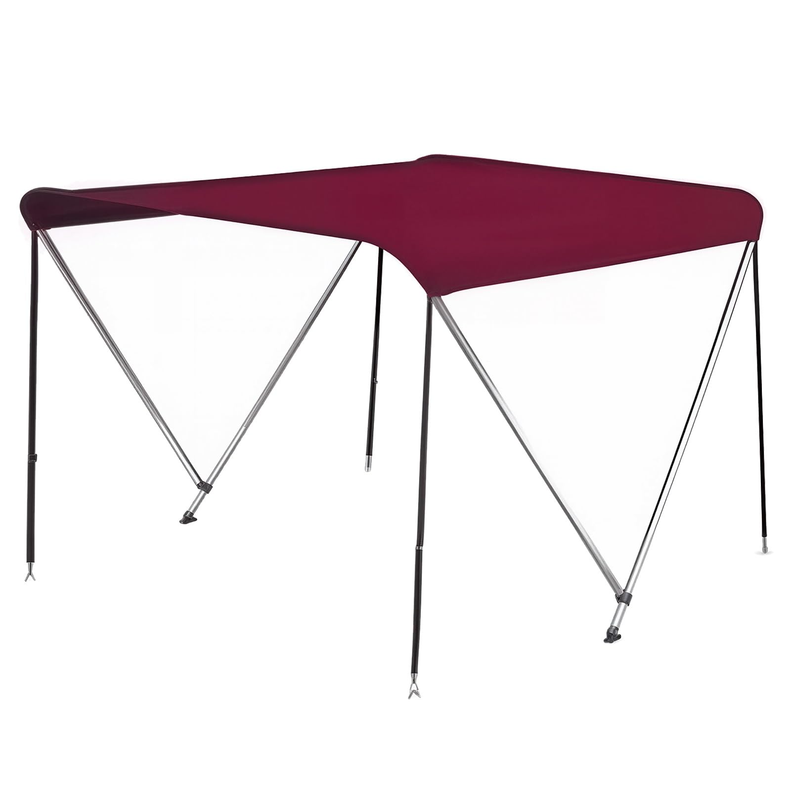 Tendalino Barca, Tendalino per Gommone 600D Oxford, Telaio Alu 1.7mm, Lunghezza 180cm, 3 Larghezze per Barca 110-170cm