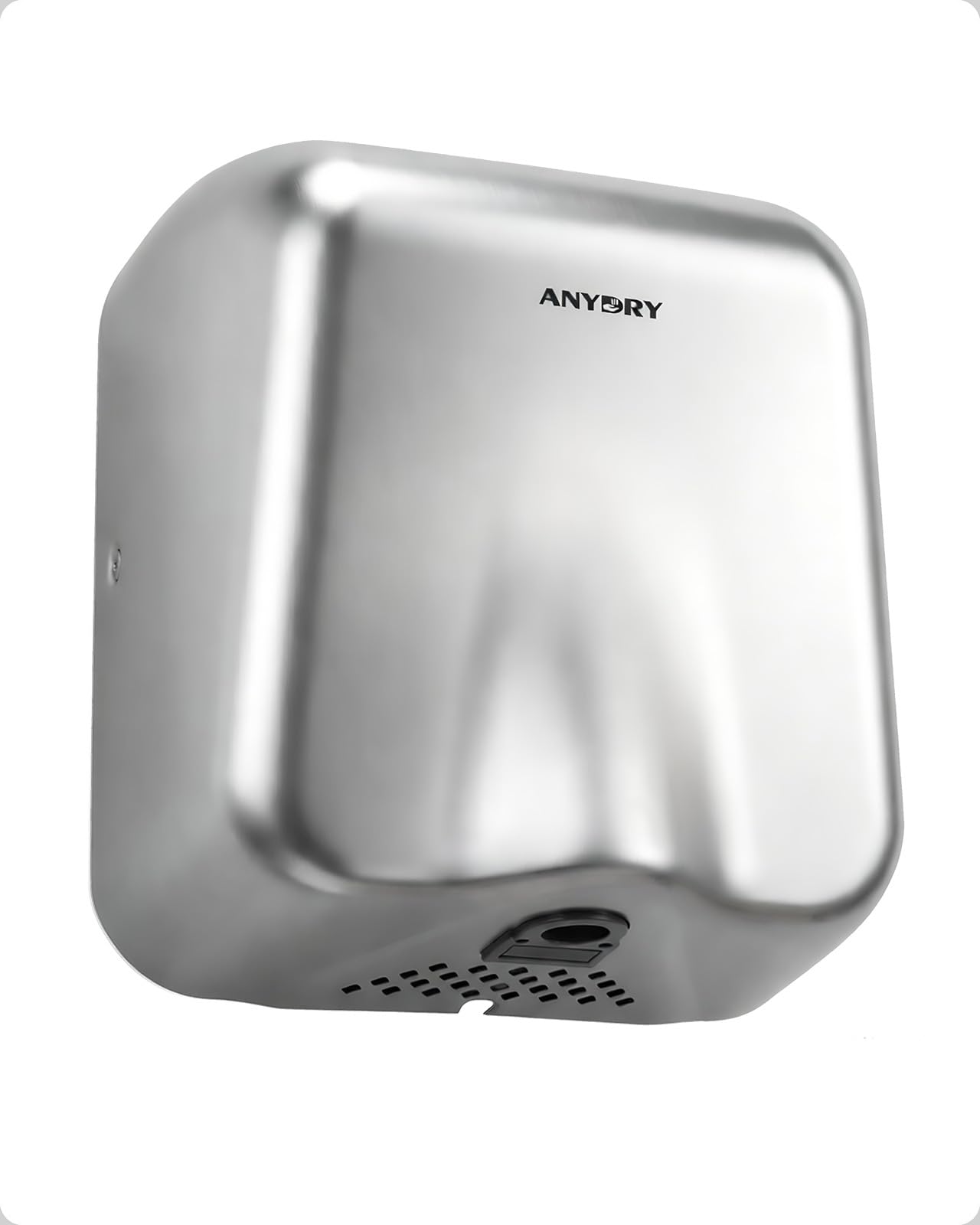 anydry IronStorm 2815 Secamanos Comercial con Filtro HEPA Sensor sin Contacto 1600W Acero Inoxidable Cepillado