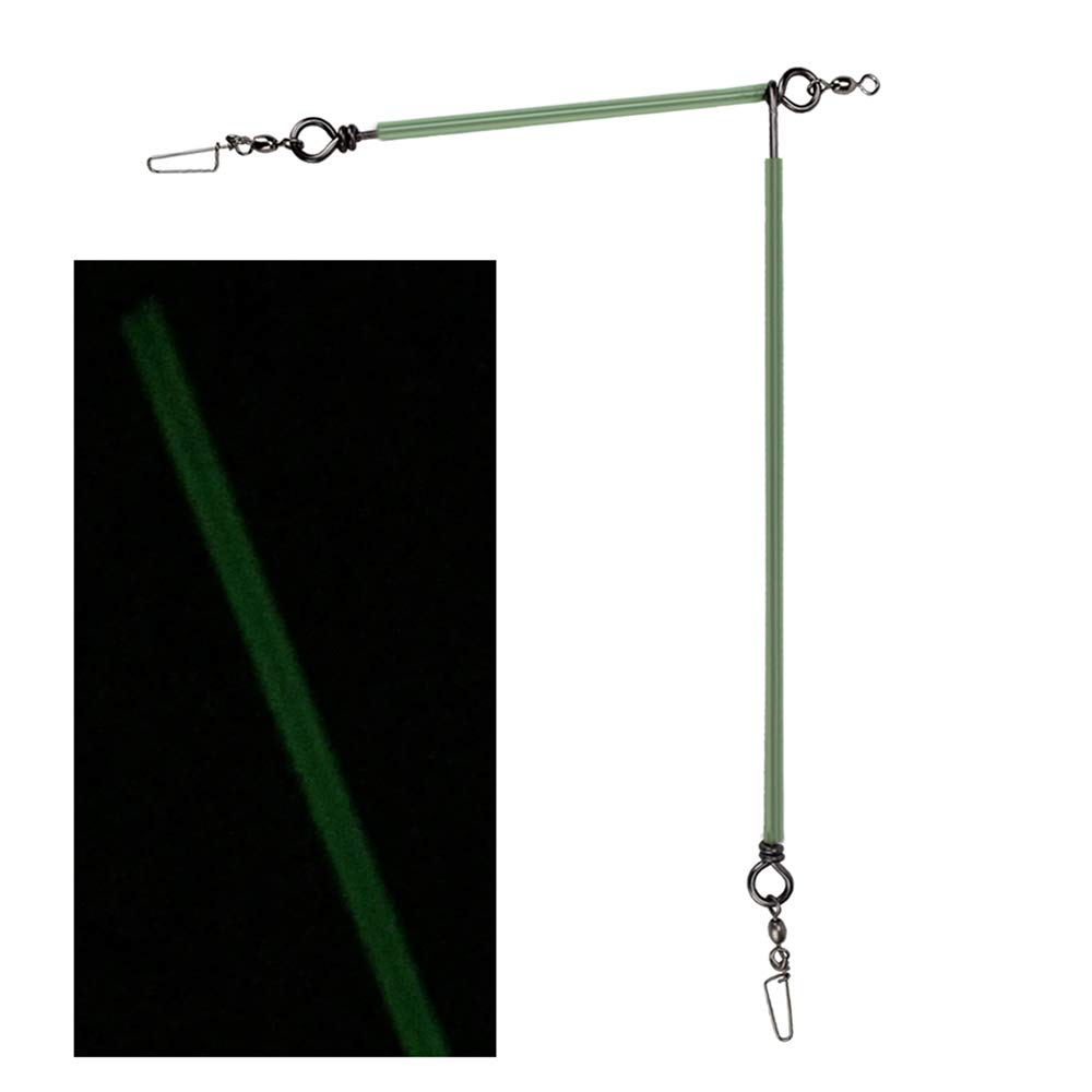 YALIYAAnti-tangle Fishing Balance Bracket Boat Fishing Sea Fishing Rig Umbrella Fishing Bait with Swivel Luminous Cover