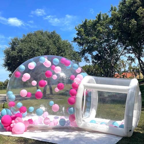 Carpa inflable transparente tipo burbuja 4m miniatura 1