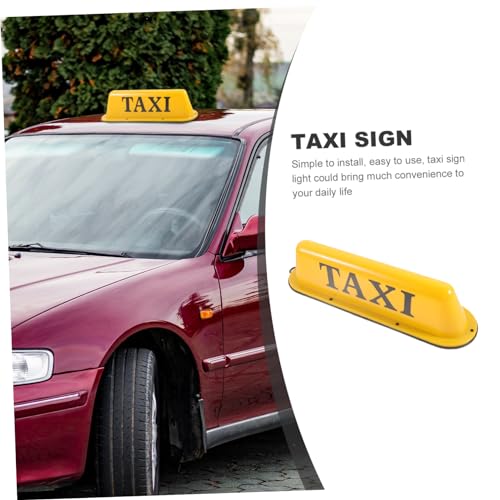 Lámpara de señal de taxi luz LED amarilla Homoyoyo para vehículo y conducción nocturna segura 7
