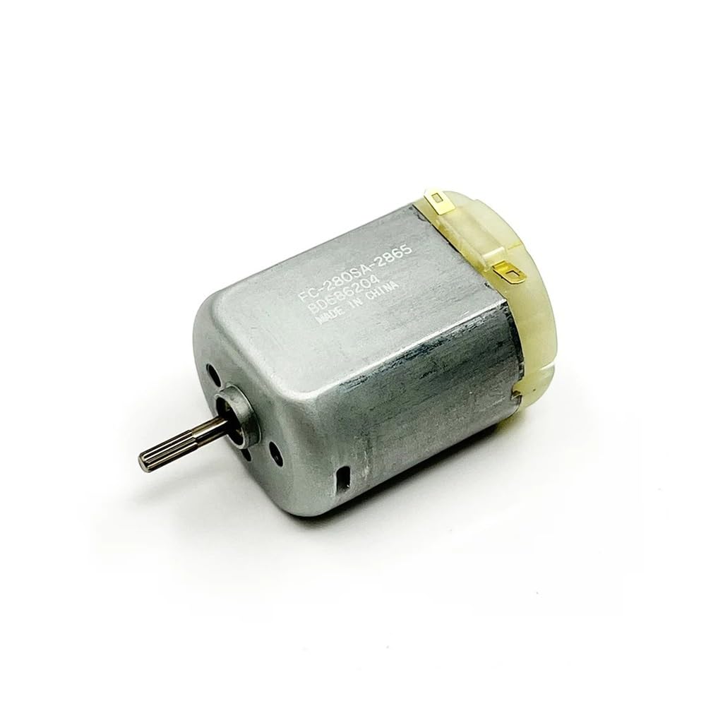 CQMLWSDNW FC-280SA-2865 Carbon Brush Electronic Starter DC3V 6V 7.4V 9V High Speed 24mm Flat Engine Knurled Splined Shaft CQMLWSDNW