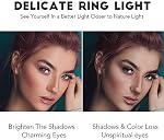 Rovtop 10 inch Ring Light with Stand Tripod, LED, Phone Holder for Selfie Camera Photography Makeup Video Live Streaming