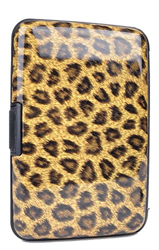 RFID Safe Card Guard Aluminum Compact Card Holder- Many Prints Available