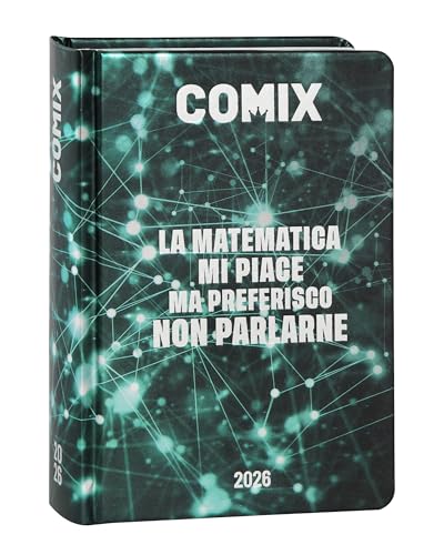 COMIX - Diario Giornaliero 16 Mesi, Diario Scuola 2025-2026, con