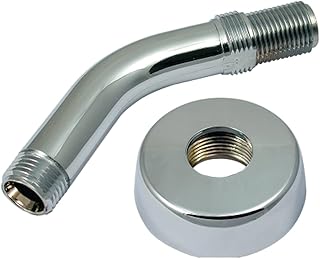 Mobile Home/RV Shower Arm & Flange Chrome Plated 1/2" Threads