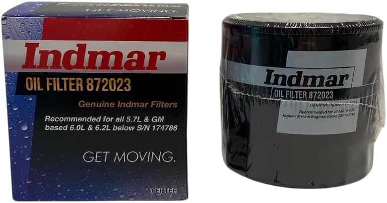 872023 OEM Marine Engine Oil Filter for GM based 5.7L, 6.0L, 6.2L