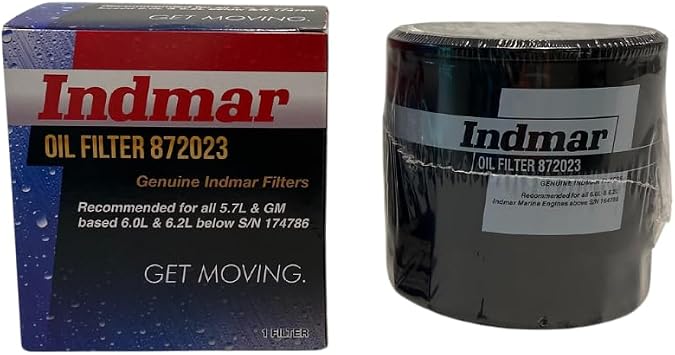 872023 OEM Marine Engine Oil Filter for GM based 5.7L, 6.0L, 6.2L