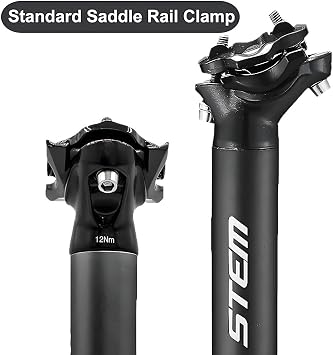 Bicycle Seat Post, 27.2/30.9/31.6mm Mountain Bike Seat Post, Aluminum Alloy Bike Seat Tube