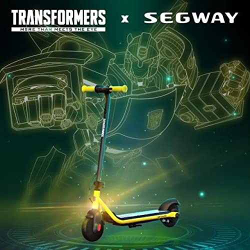 Segway Transformer C8 Kids Electric Kickscooter Bumblebee Limited Edition-180W Motor, Electric Scooter For Kids 6.2 Miles Range & 10 Mph, E Commuting Scooters For Kids, Boys And Girls #TOP6