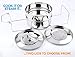 Original Stack N' Cook Stackable Insert Pans - 6, 8 Qt Electric Pressure Cooker - Accessories for Instant Pot Baking, Lasagna Pans, Food Steamer, Pot in Pot - Interchangeable Lid