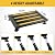 Nilight RV Steps Folding Aluminum Step Stool Heavy Duty Camper Steps, 16.5"x12" Surface, 4 Levels Adjustable Height Portable Platform Step Anti-Slip Rubber Feet Supports Up to 500lbs for Camper,Black