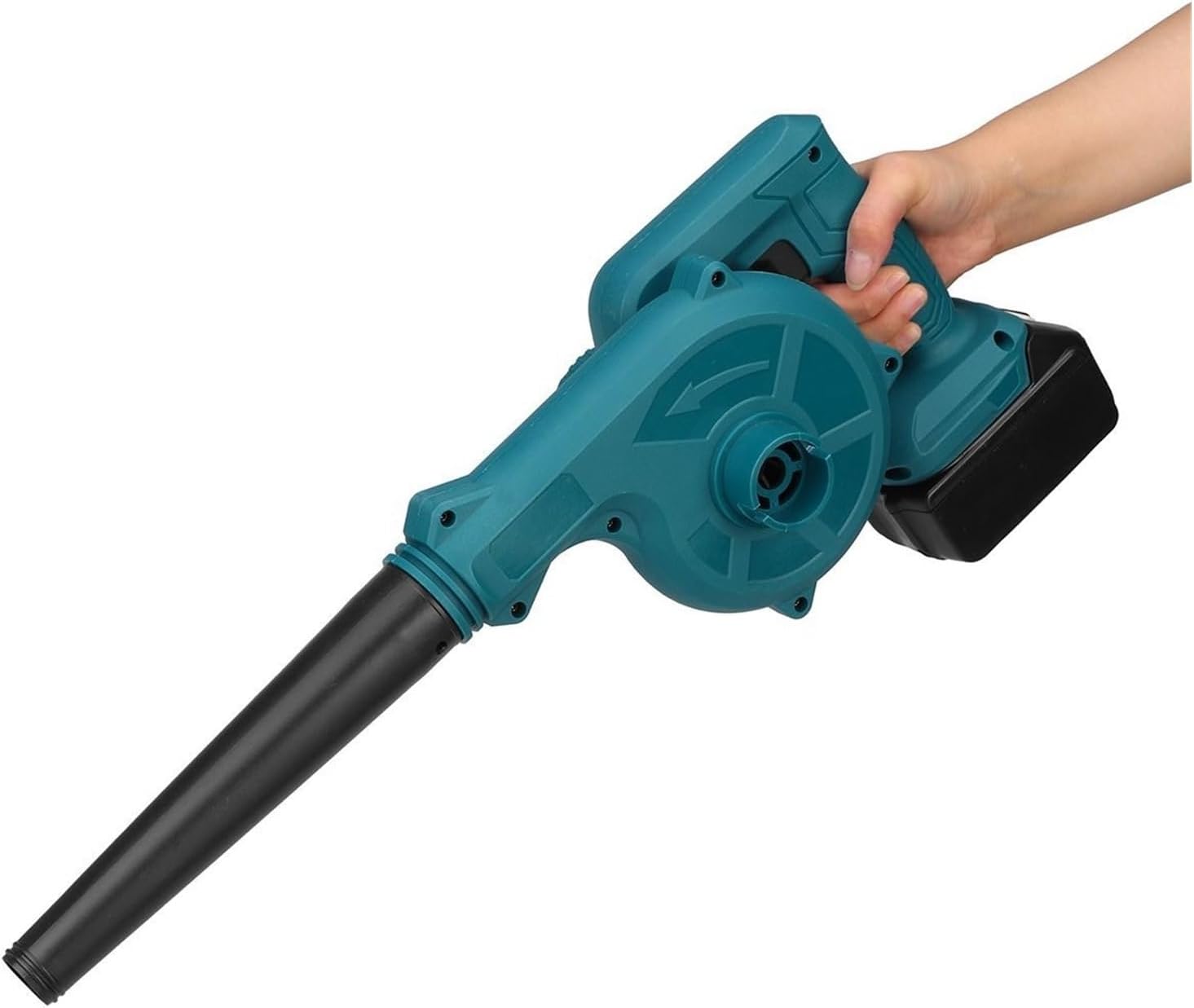 Garden Cordless Blower Vacuum Clean 2000W Air Blower for Dust Blowing Dust Computer Collector Hand Operat Power Tool for DIY Use(Orange 2B)