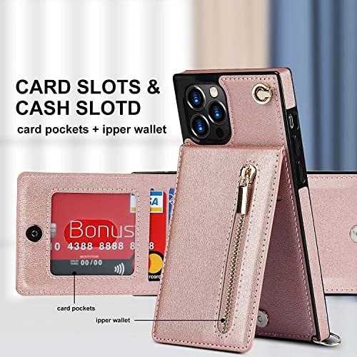 Étui portefeuille iPhone 14 Pro Max complet intégrant un mini sac à main protecteur