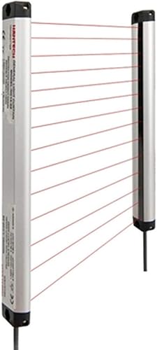 CGOLDENWALL Cortinas de luz de seguridad ultrafinas Sensor de pantalla de luz Protector de punzonadora de seguridad Paso del haz 0.787 in con