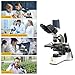 Swift SW400 Compound Binocular Microscope, 40X-2500X Magnification, Infinity Optical System, Wide-Field 10X/25X Eyepieces, Ultra-Precise Focusing, Mechanical Stage, Research-Grade Lab Microscope
