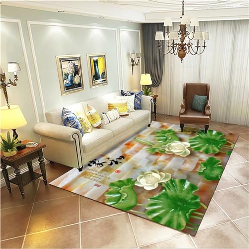 Tapis chambre ado émeraude 80x160cm antidérapant à poils courts - 2