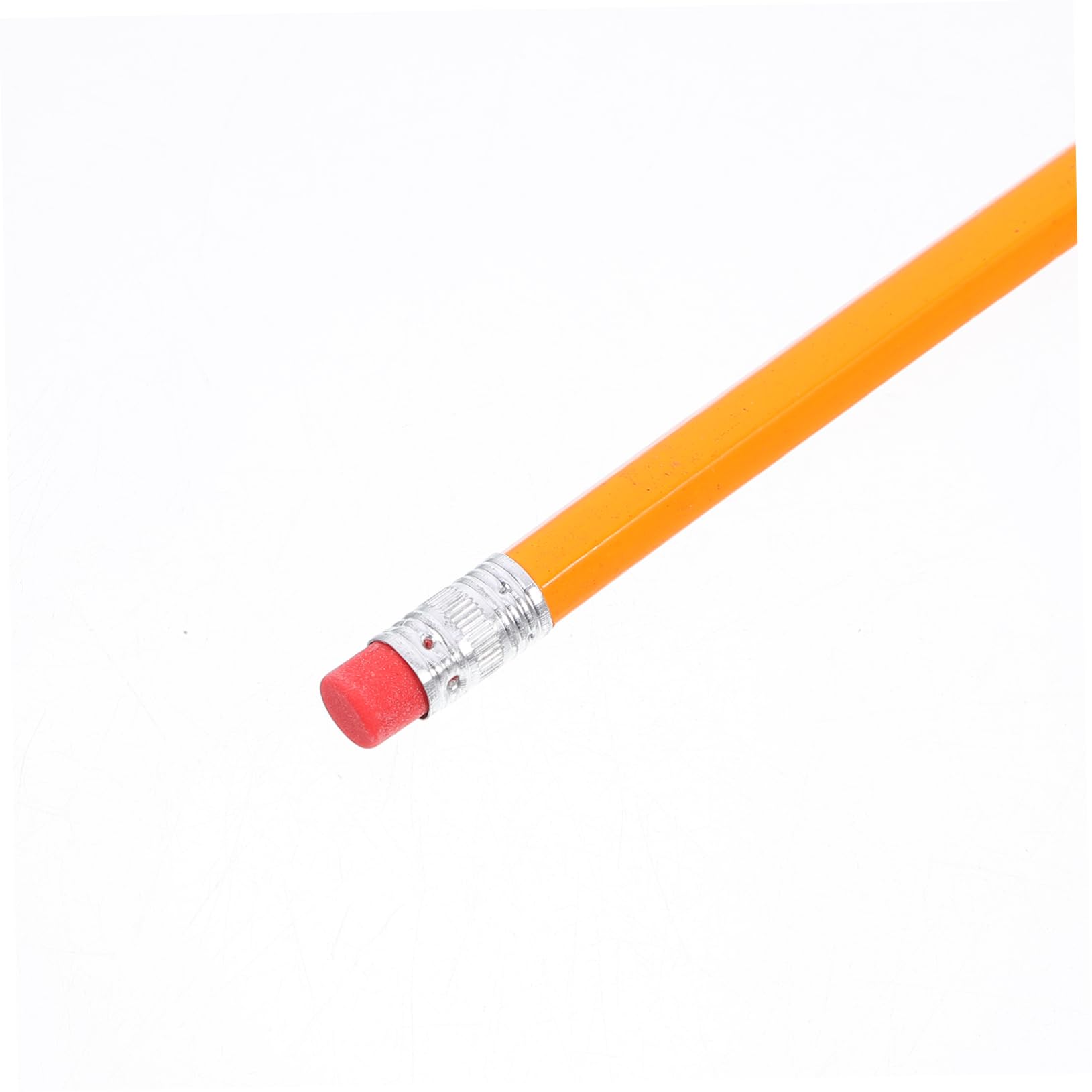 Sewroro Lot de 100 Crayons à Bois Hb Orange Gomme, Confortables à Tenir, en Bois Solide, pour Enseignants et Matériel Scolaire