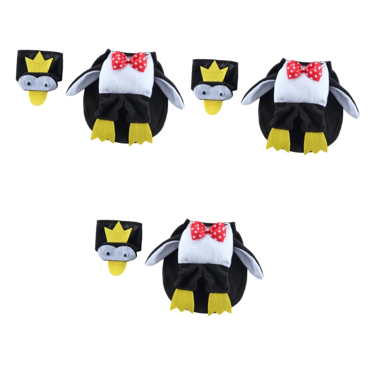 HEMOTON 3 Juegos Disfraz para Perros y Gatos Disfraz de Halloween Ropa para Mascotas Adorable Ligera para Fiestas y Sesiones Fotográficas XL