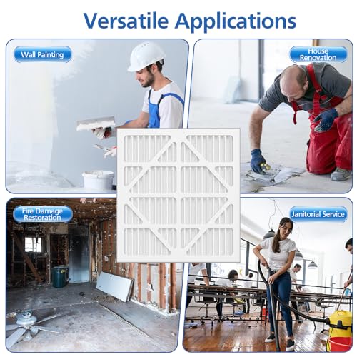 Image of 5 Pack MERV-10 Filter Replacement, Compatible with AlorAir CleanShield HEPA 550 and Abestorm HEPA 550 Air Scrubber Only - Not for Other 550 Models, Filter Size 14.8 inchL x 13.7 inchW x 0.8 inchH