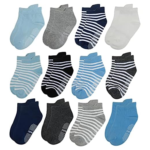 Dokpav Yoga Socken Damen Anti Rutsch Pilates Socken mit ABS-System Set von 4 rutschfeste für Yoga Pilates Tanz Fitness Kampfsport Gym Stange 36-39 (Violett/Blau/Grau/Schwarz) 6 Yafane 12 Paar Baby Socken Antirutsch Anti-Rutsch Kinder Kleinkinder Babysocken für Baby Jungen und Mädchen (Jungen, 1-3 Jahre)