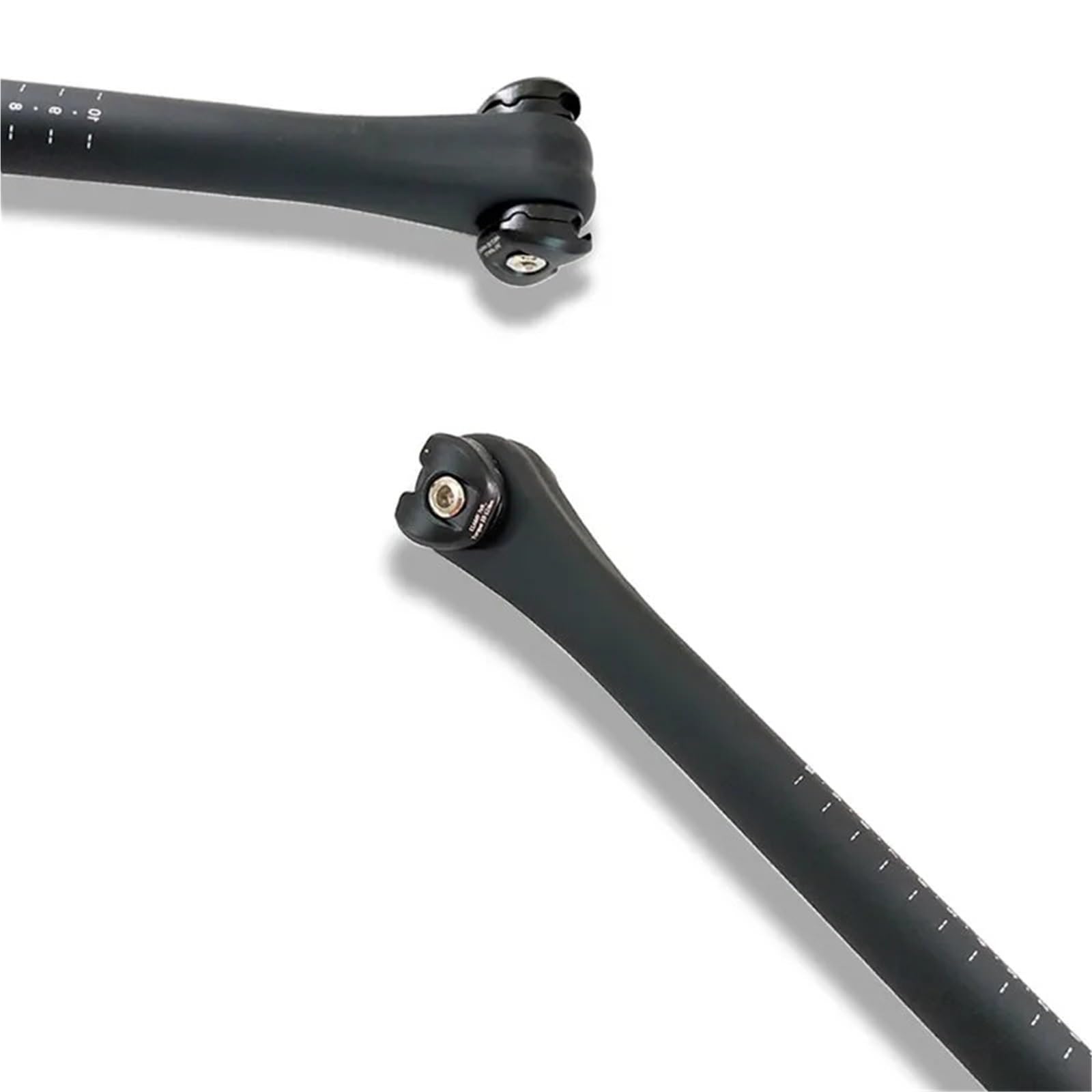 Sattelstütze Fahrrad Carbon Offset Sattelstütze Carbon Fahrrad Radfahren Teile Straßenfahrräder Sattelstütze für Bike(27.2mm 25 Offset)