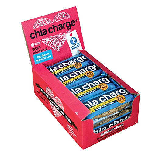 High Protein Vegan Bars Salted Caramel - Pack of 10