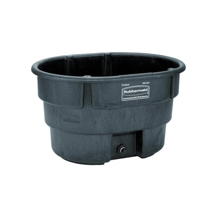 Buy Rubbermaid Commercial FG424288BLA Structural Foam Stock Tank, 100