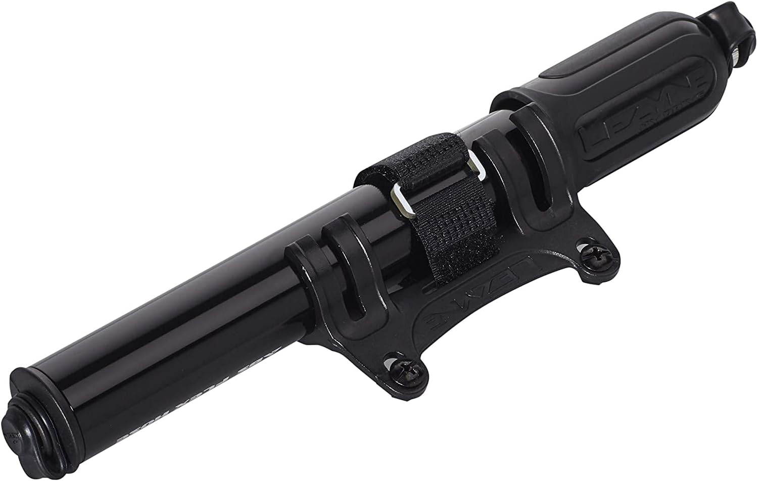 LEZYNE HV Bicycle Hand Pump, High Volume 90 PSI, Presta & Schrader Compatible, Compact Bike Pump