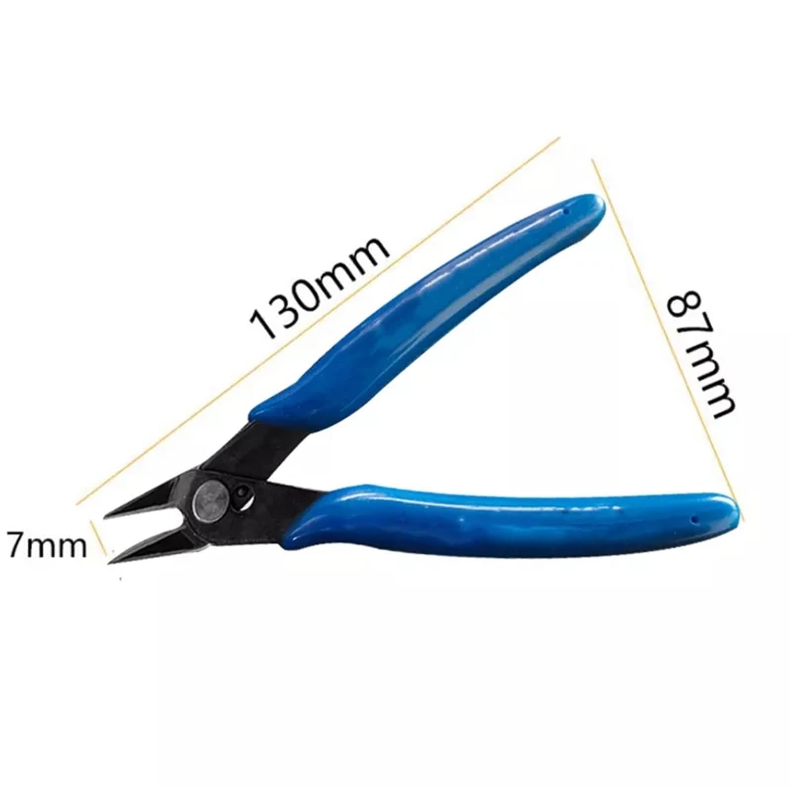 Alicates universales, herramientas multifuncionales, cortadores de Cable Eléctrico, tijeras laterales de corte, pinza de acero inoxidable al ras(GJ18 2pcs)