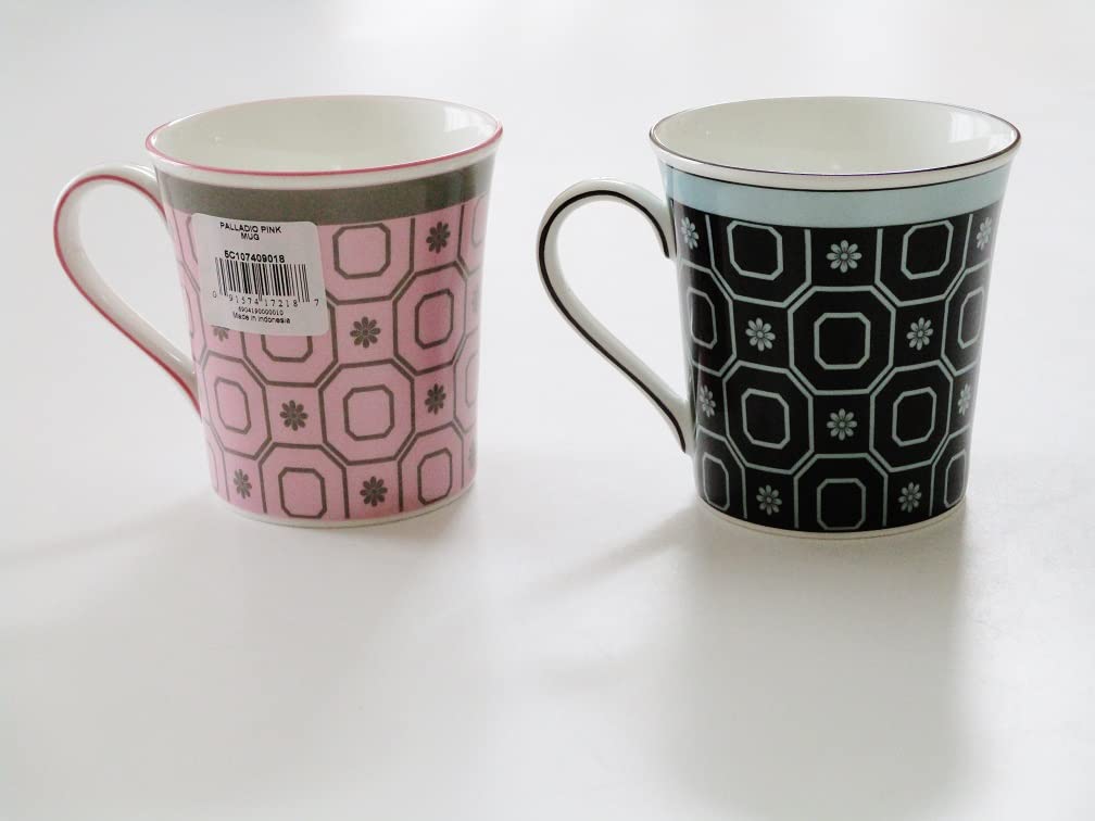 Amazon.co.jp: ウェッジウッド パラディオ マグ ピンク＆ブルー