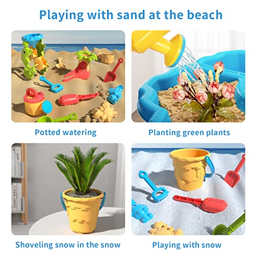 Temi 4-In-1 Sand Water Table, 32Pcs Sandbox Table Kids Activity Sensory Play Table Summer Outdoor Toys For Toddler Boys Girls #TOP2