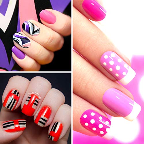 StillCool Nail Art Pen Painting Design Tools Kit Set Drawing Dotting for UV Gel Polish Assorted Colour (6 Random Color)