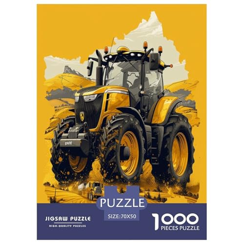 Puzzle de tractores 1000 piezas para adultos, el juego perfecto para entrenar la mente