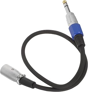 ERINGOGO Public Audio Cable to TRS Cable to 1/4 Adapter Male to 1/4 TRS to Short Cable to 1/4 Stereo Adapter to 1/4 Cable Stereo Cable XLR Patch Cable Balance Audio Converter Copper