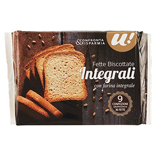 U! Confronta & Risparmia Fette Biscottate Integrali, 324g