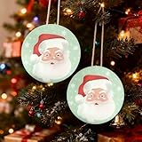 Christmas Goat Scream Ornament - Screaming Goat Prank Ornament, Funny Gag Gift for Holiday Decor, Perfect for Christmas Tree & White Elephant Party Scream Decorations (2pcs-C)