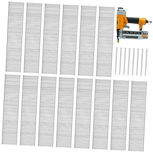 Cabilock High Strength Galvanized Brad Nails 2 Boxes 4mm-10mm Precision Control Woodworking Nails for Molding Cabinetry Building Assembly