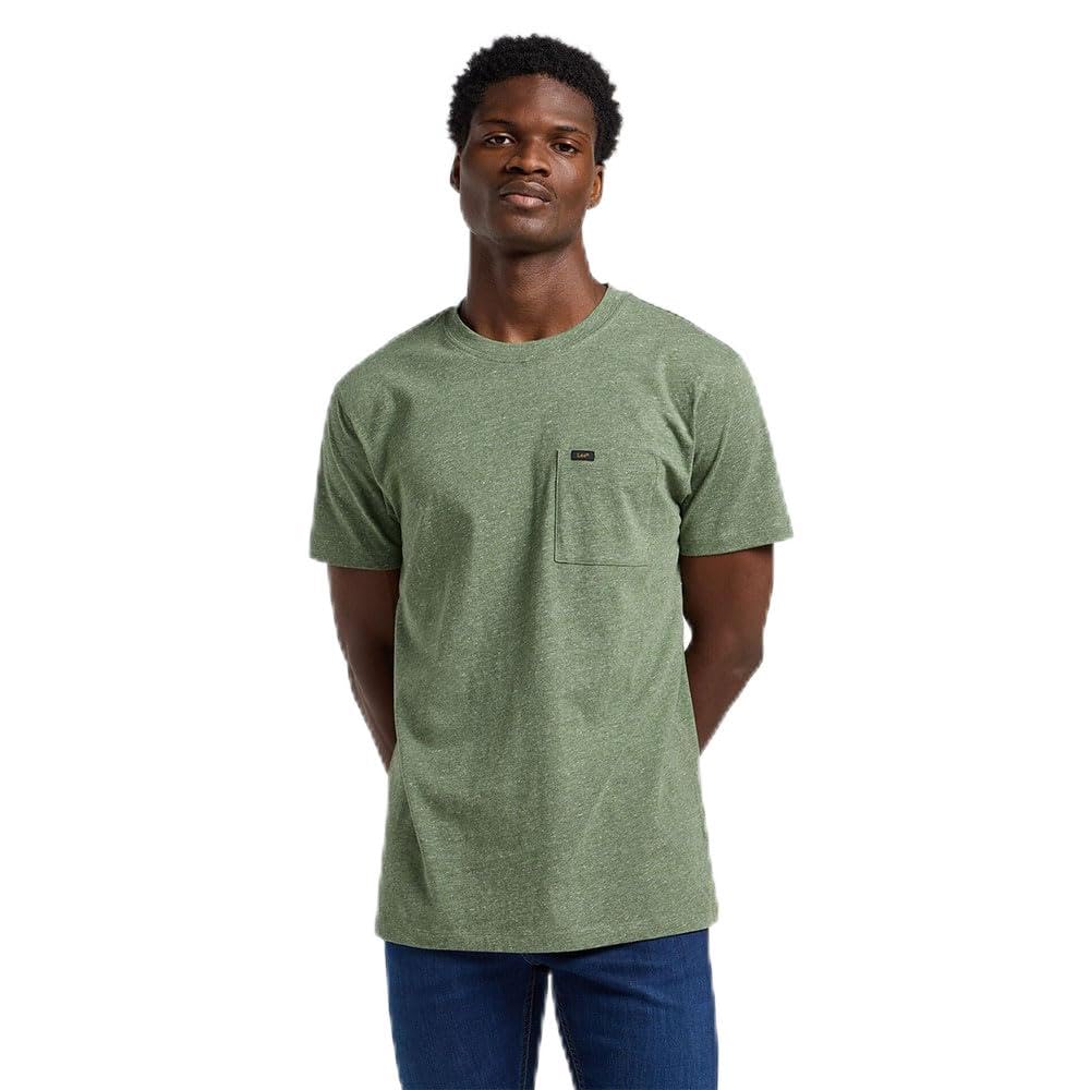 Lee Men's Ultimate Pocket Tee T-Shirt, Mercantile Mele, L
