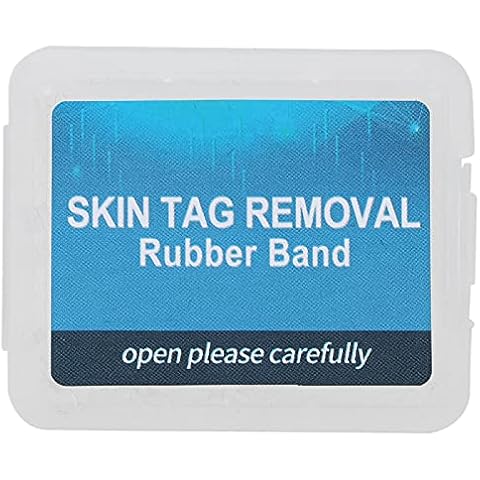 Skin Tag Bands, 30Pcs Skin Tag Removal Rubber Tag Bands for Small Skin Tags, Tag Bands Refill Micro Band Non Toxic Mole Wart Skin Care Tools Face Care Mole Wart Tool Accessories Cover