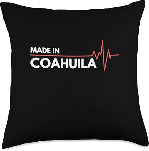 Miniatura 1 de Made In Coahuila Mexico Co. Inc. Made in Coahuila Mexico Place of Birth Throw Pillow, 18x18, Multicolor