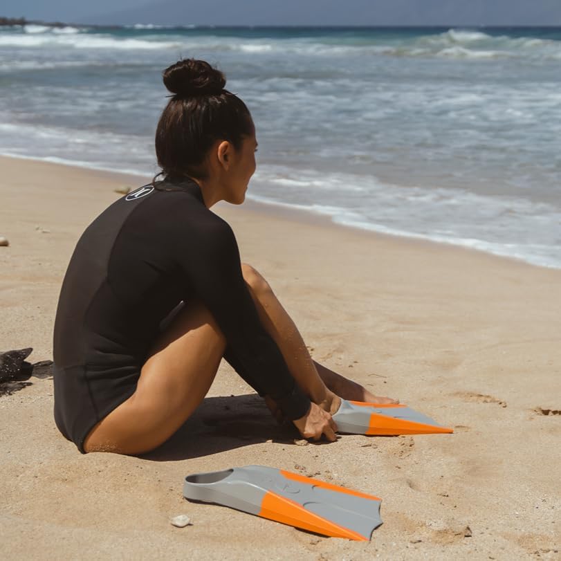 Miniatura 3 de DORSAL Bodyboard Bodysurfing Flotantes Flotantes (Flippers) Cómodo caucho natural para natación, buceo, surf