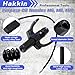 Hakkin 29Pcs Grease Gun Coupler Kit, Quick Release Coupler, 19.7 Inch Grease Gun Hose, Extension Tube, 90 Degree Grease Gun Coupler, Grease Needle Tips, Fitting Cleaner, Grease Zerk Kit, Sealing Tape