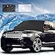 Abnaok Frontscheibenabdeckung Auto Scheibenabdeckung Magnet Fixierung, Faltbare Auto Frontscheibe Abdeckung, Windschutzscheibenabdeckung Abdeckung Auto Winter Frost, 210x125cm