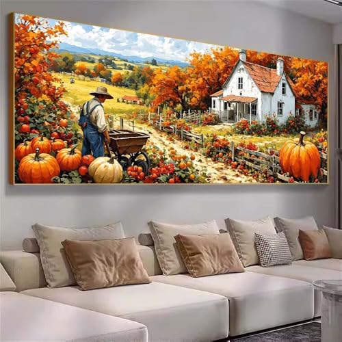 Broderie diamant la ferme kit complet 60x150cm DIY 5D
