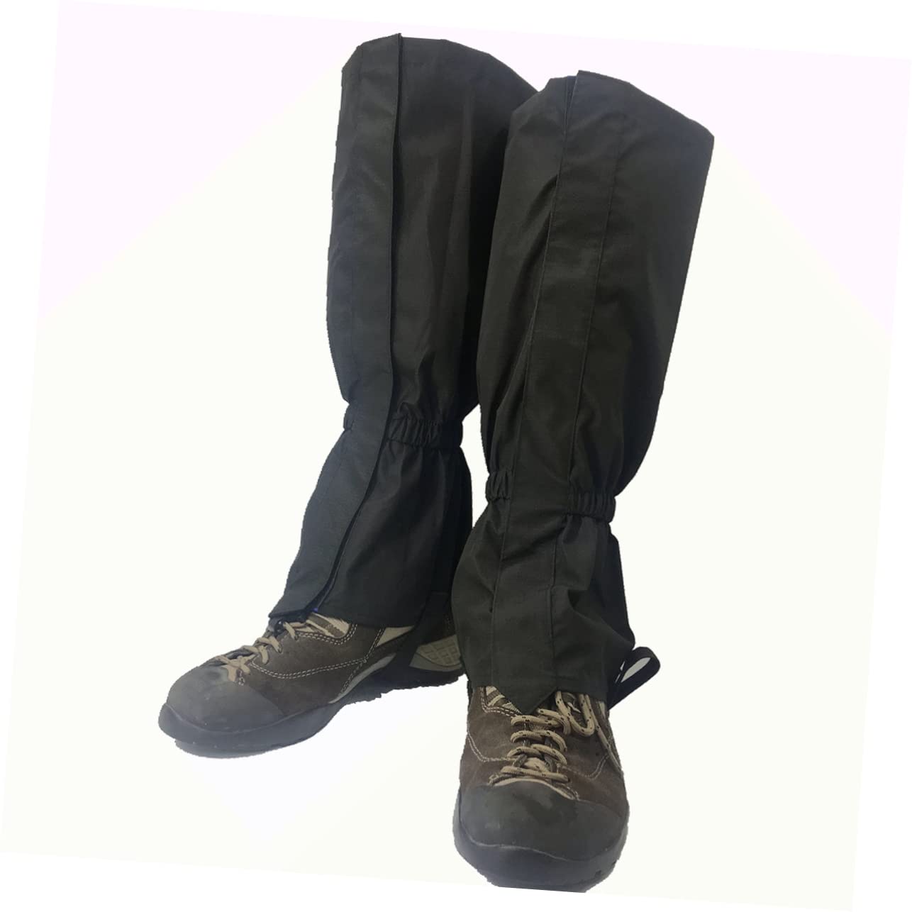 INOOMP 3paires Guêtres De Ski Imperméables Et Respirantes pour Activités De Plein Air Protection des Bottes Et Pantalons La Neige Et Humidité Conception Durable Et Noir
