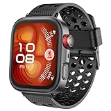Compatible with Huawei Watch Fit 4 Pro Bands, Silicone Replacement Wristbands Sport Strap with Metal Buckle Compatible with Huawei Watch Fit 4 Pro, Fit 4, Fit 3 (Black, For Fit 4 Pro, Fit 4, Fit 3)