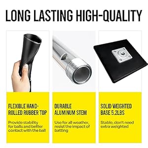 Portablebattingteeforbaseballsoftballheightadjustmentfrom2537incheasytransportpremiumbaseballteewithrubbertopheavedutybasehittingteeforkidsyouthsadults Urban Country Home Decor Portable batting tee for baseballsoftball height adjustment from 25 37 incheasy transport premium baseball tee with rubber topheave duty base hitting tee for kidsyouthsadults urban country home decor