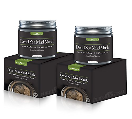 Premium Pure Original Organic Dead Sea Mud Mask – Twin Pack – Facial Treatment